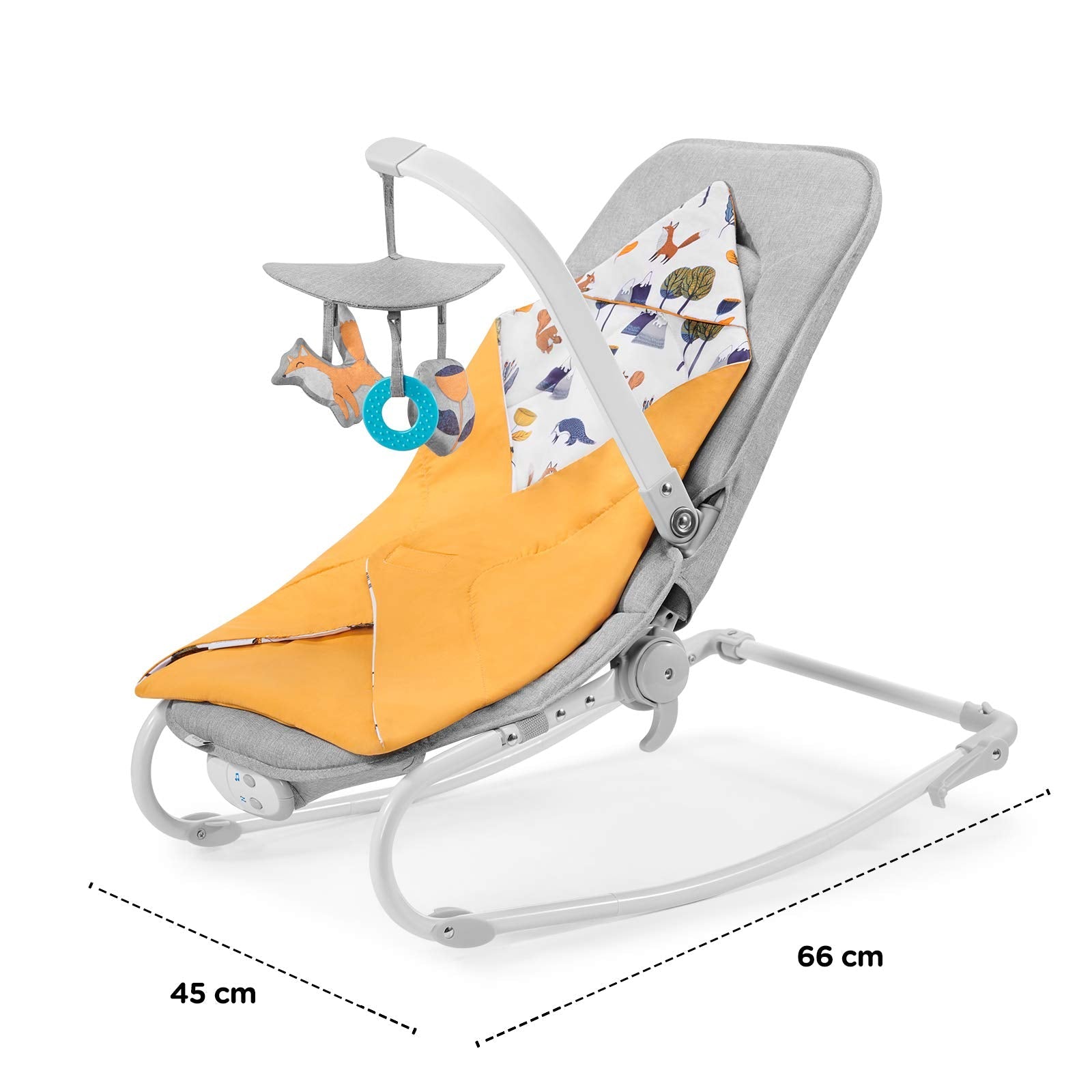 Kinderkraft Baby Bouncer FELIO (Peony Rose)