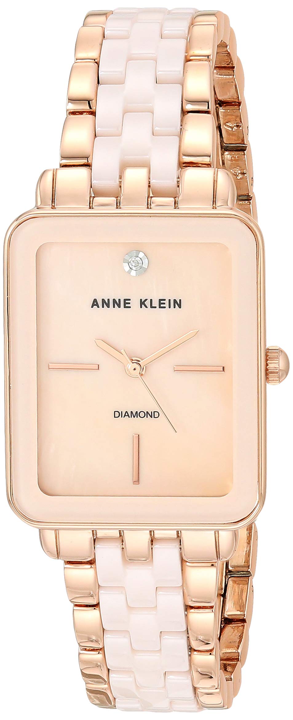 Anne Klein Women's Genuine Diamond newest Dial Rose Gold Bracelet Watch New