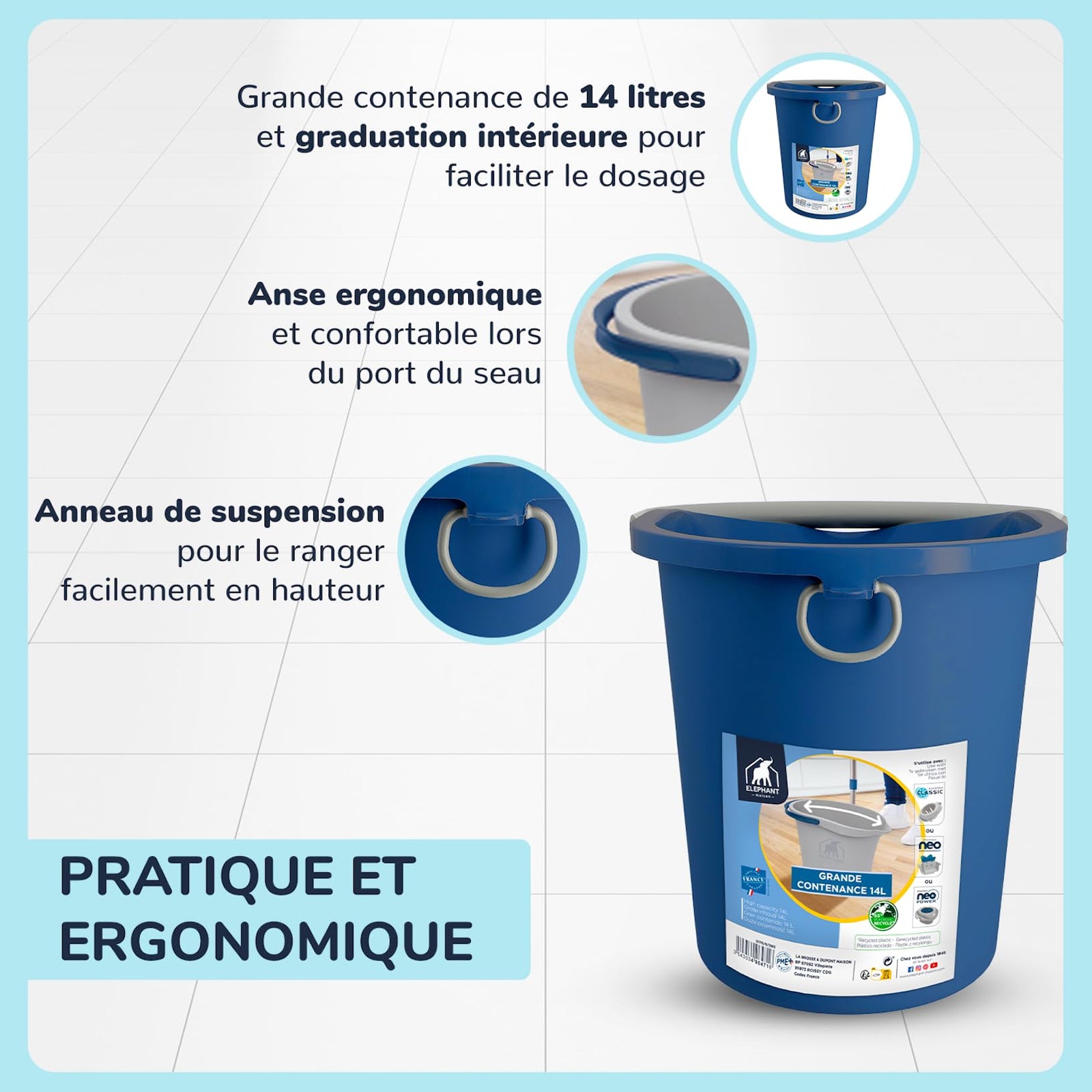 Elephant Bucket Design France