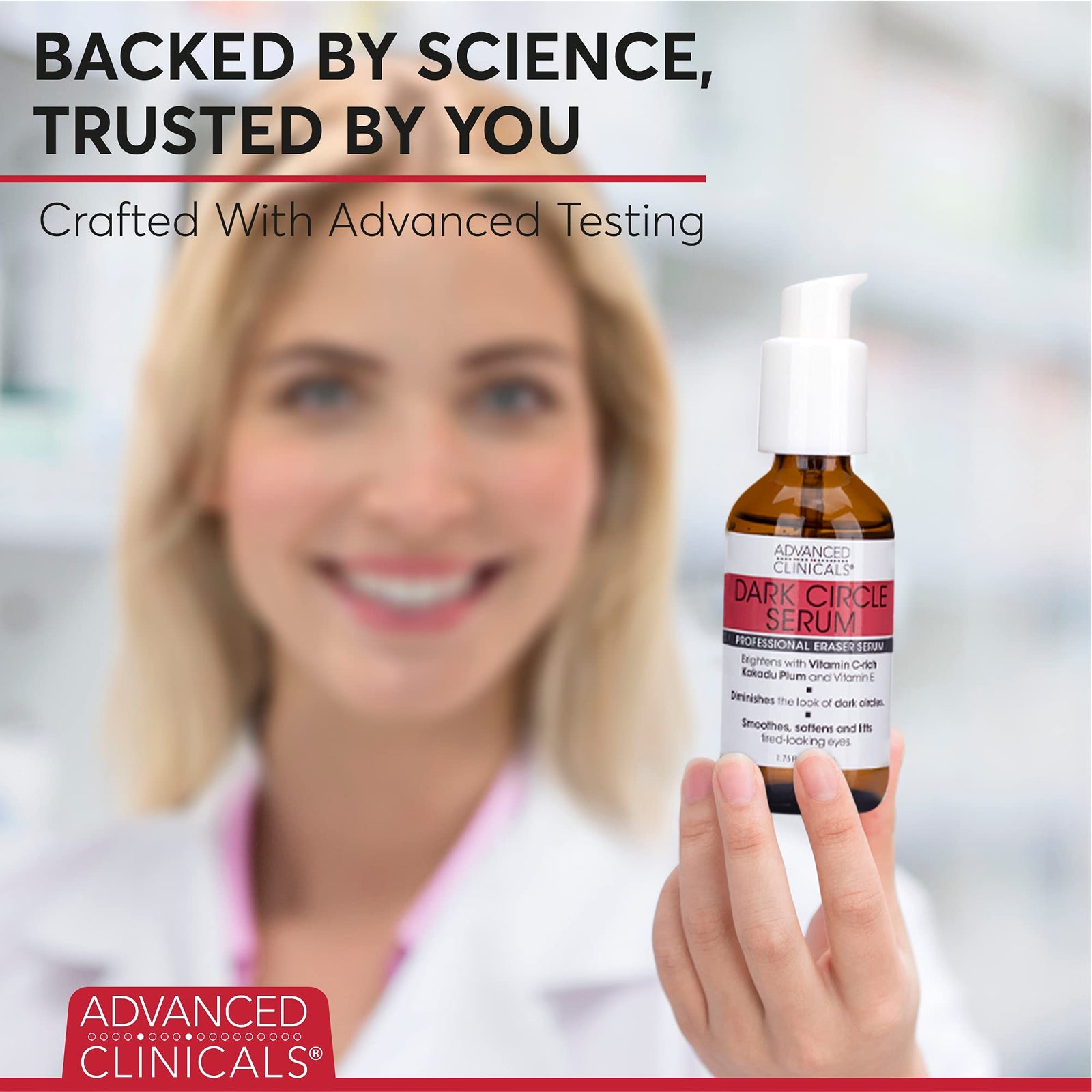 Advanced Clinicals Advanced Clinicals, Dark Circle Serum, Fragrance Free, 1.75 fl oz (52 ml)