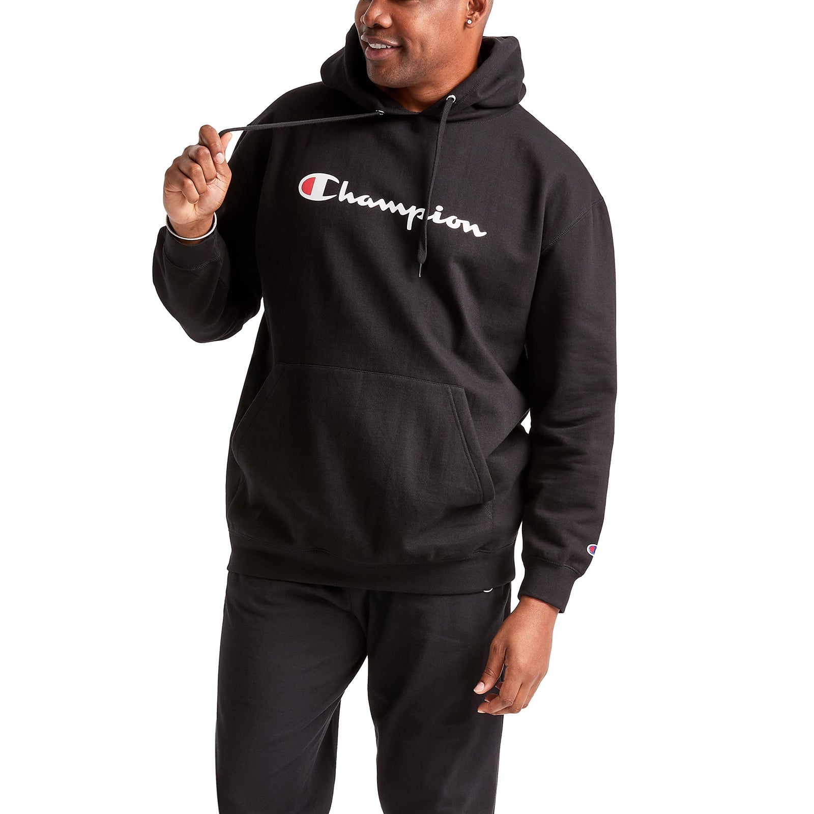 Champion Men's Graphic Powerblend Fleece Hoodie