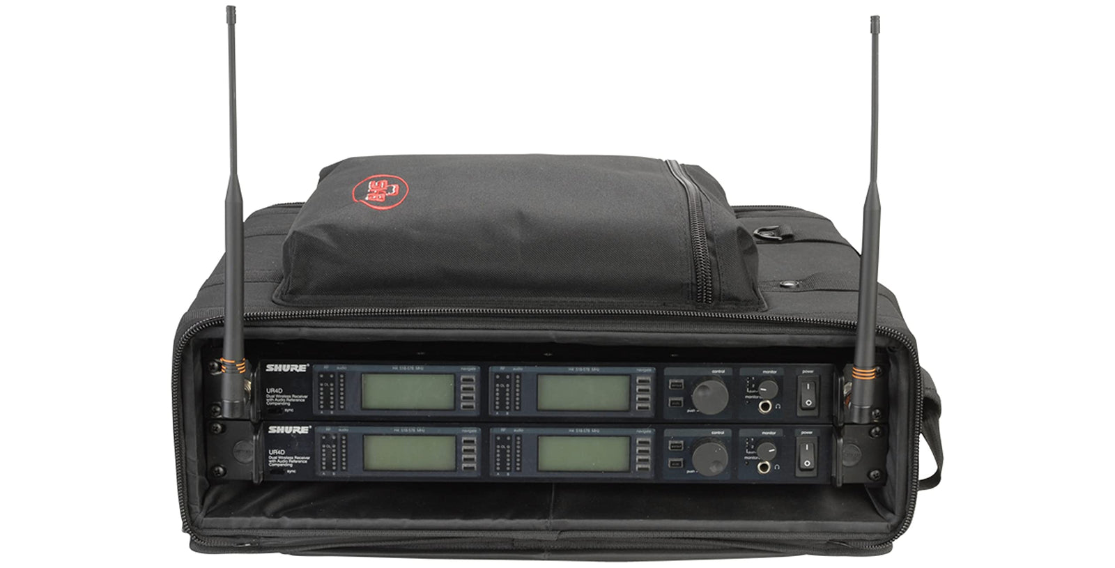 Skb Two Space Soft Rack Case, 2U Size, Black
