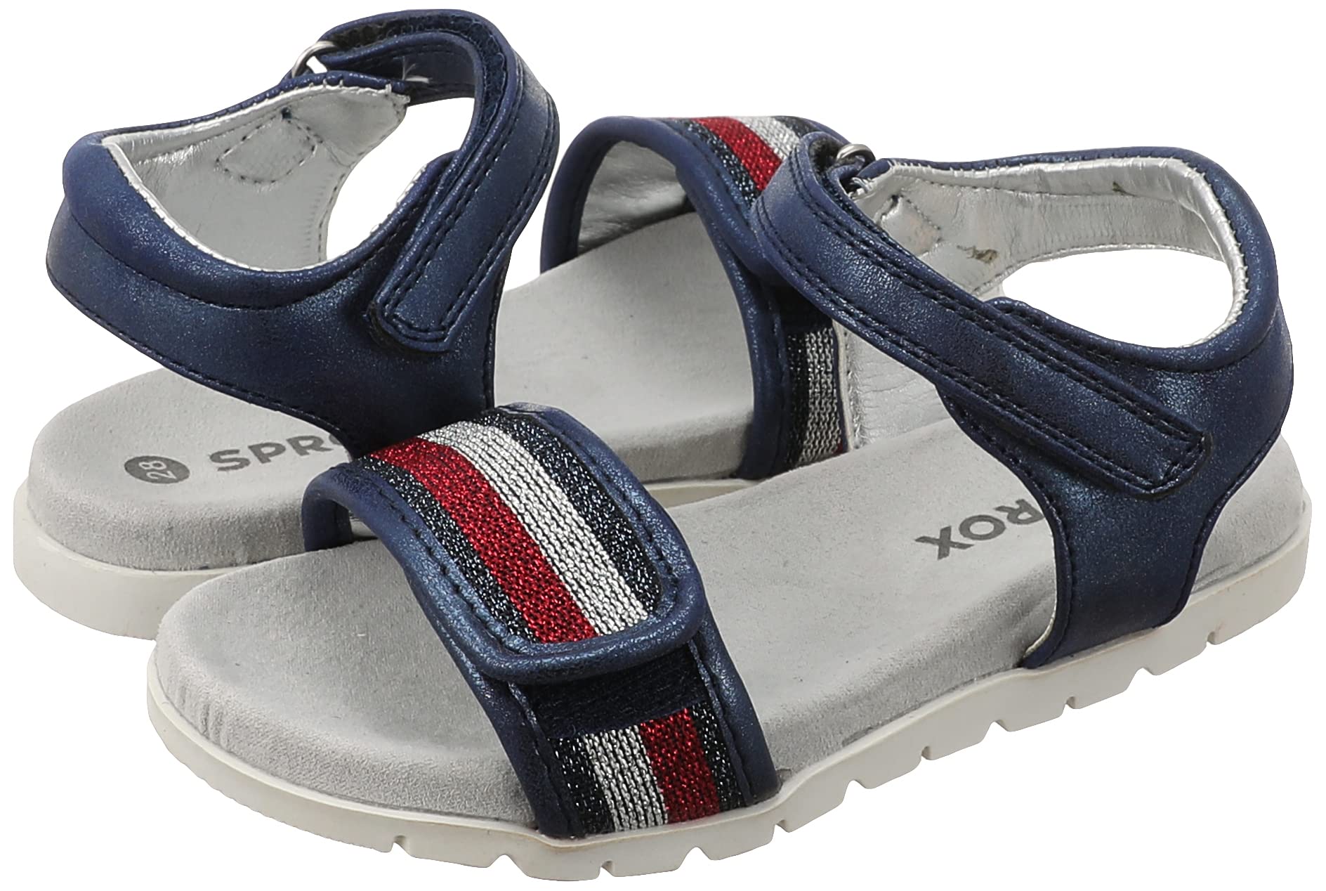 SPROX girls Velcro Strap Open Toe Sandal for Girls Flat Sandal