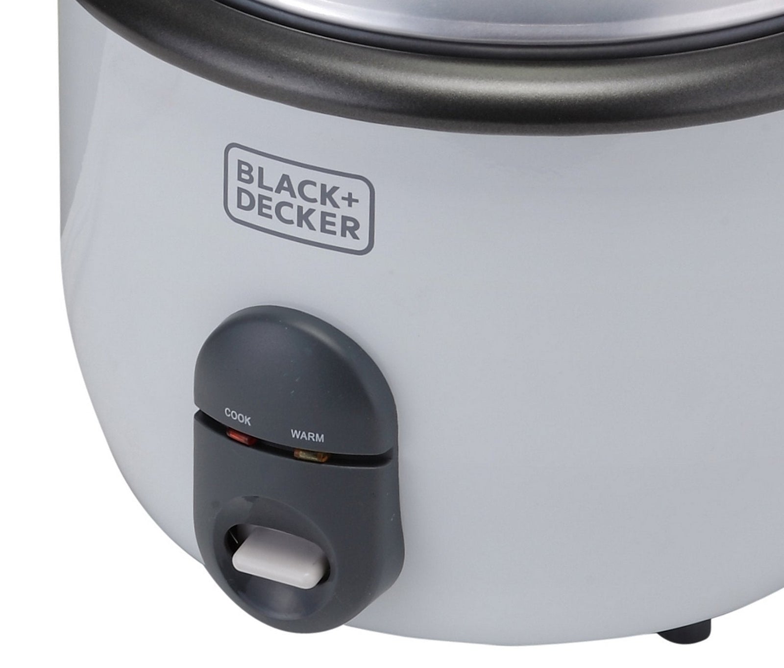 Black & Decker Rice Cooker, 700W Power, 1.8L, Removable Non-Stick Bowl & Steaming Tray with Water Level Indicator, Glass Lid & Cool Touch for Healthy Meals, Easy to Use, , RC1860-B5