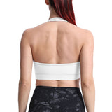 Aoxjox Women's Workout Sports Bras Fitness Backless Padded Halter Bra Yoga Crop Tank Top