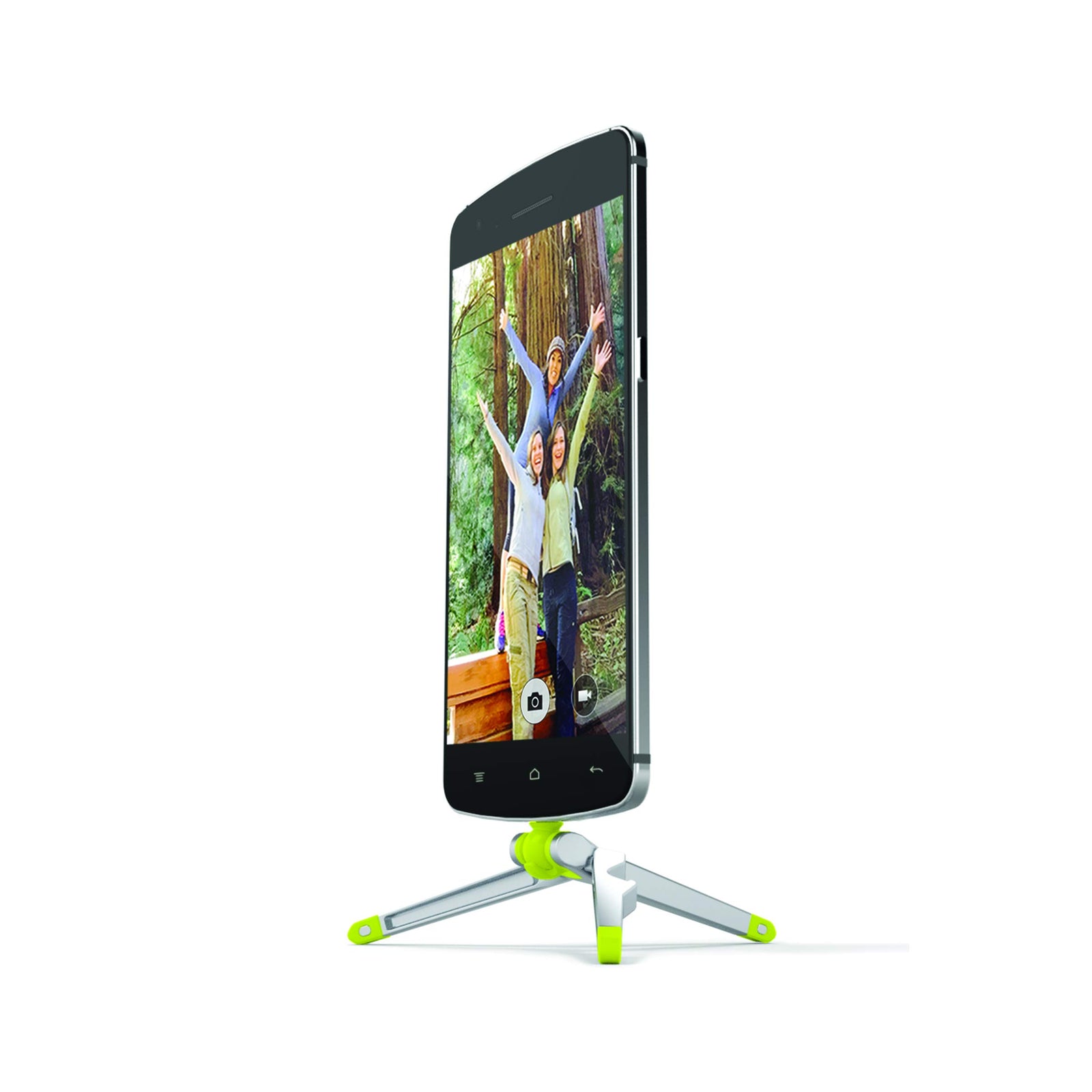 Kenu Stance Compact Tripod For Android Samsung Windows Phone Stand Cell Holder Silver St2-Sl-Na