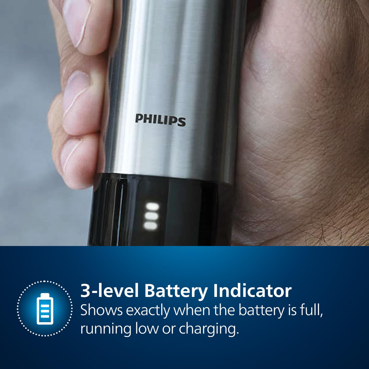 PHILIPS Beard Trimmer 9000 Prestige, Blacksliver, Bt981013