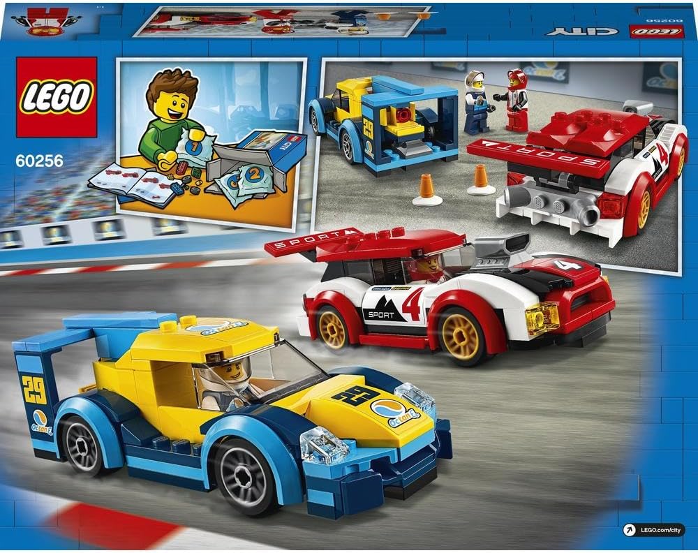 LEGO City Racing Cars 60256 Toy Building Set (190 Pieces)