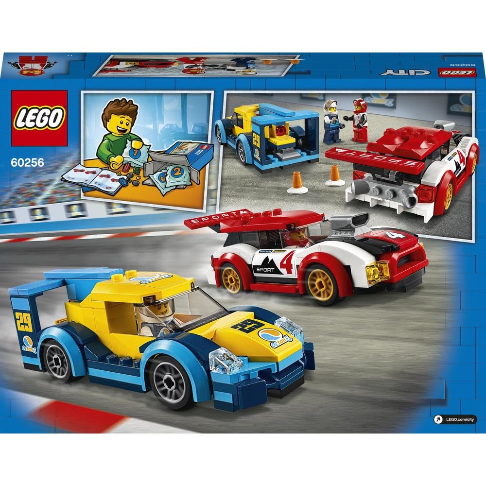 LEGO City Racing Cars 60256 Toy Building Set (190 Pieces)