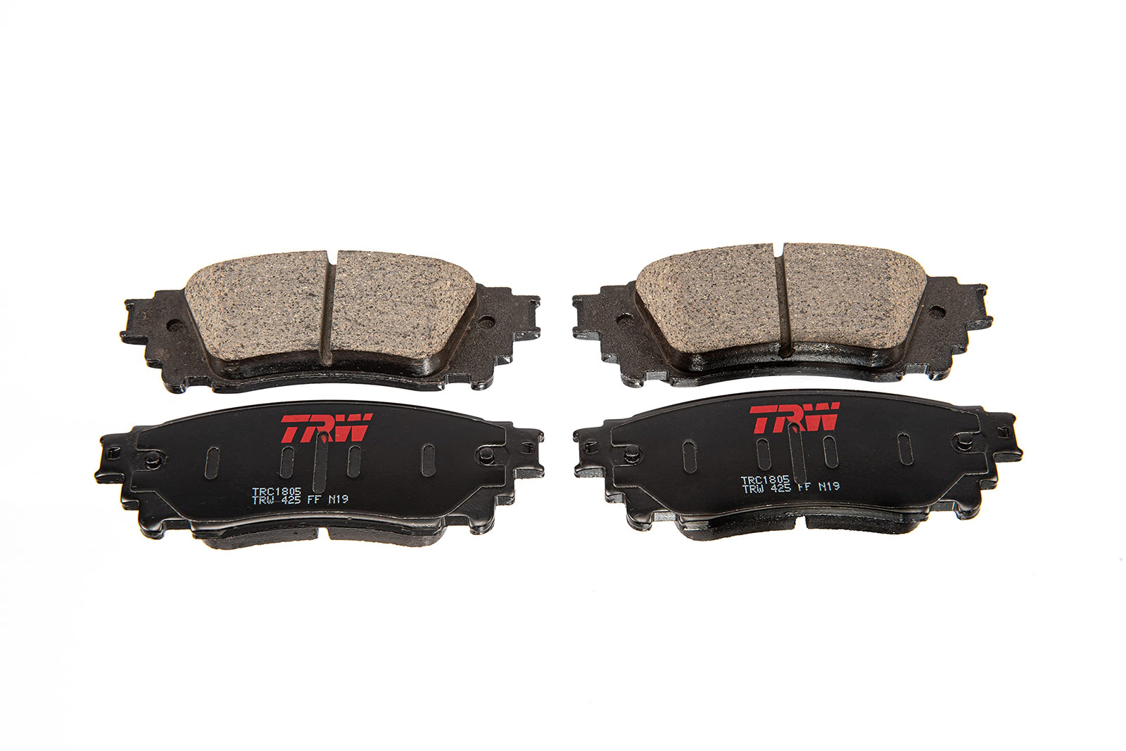 TRW Pro TRC1578 Disc Brake Pad Set For Honda Civic 2012-2015, Front