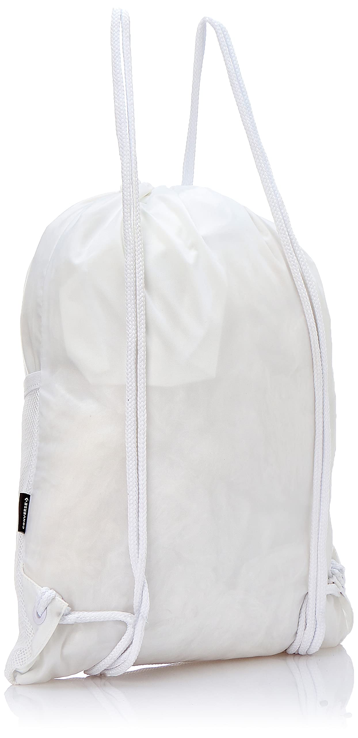 Converse Cinch Logo Print Drawstring Unisex Backpack - White