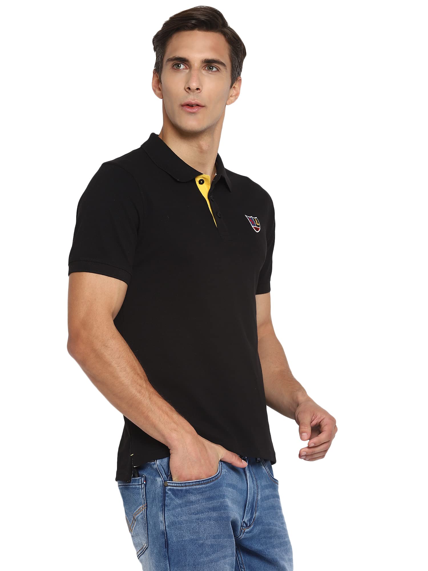 Deniklo Men's Regular fit Polo Shirt,Size XXL