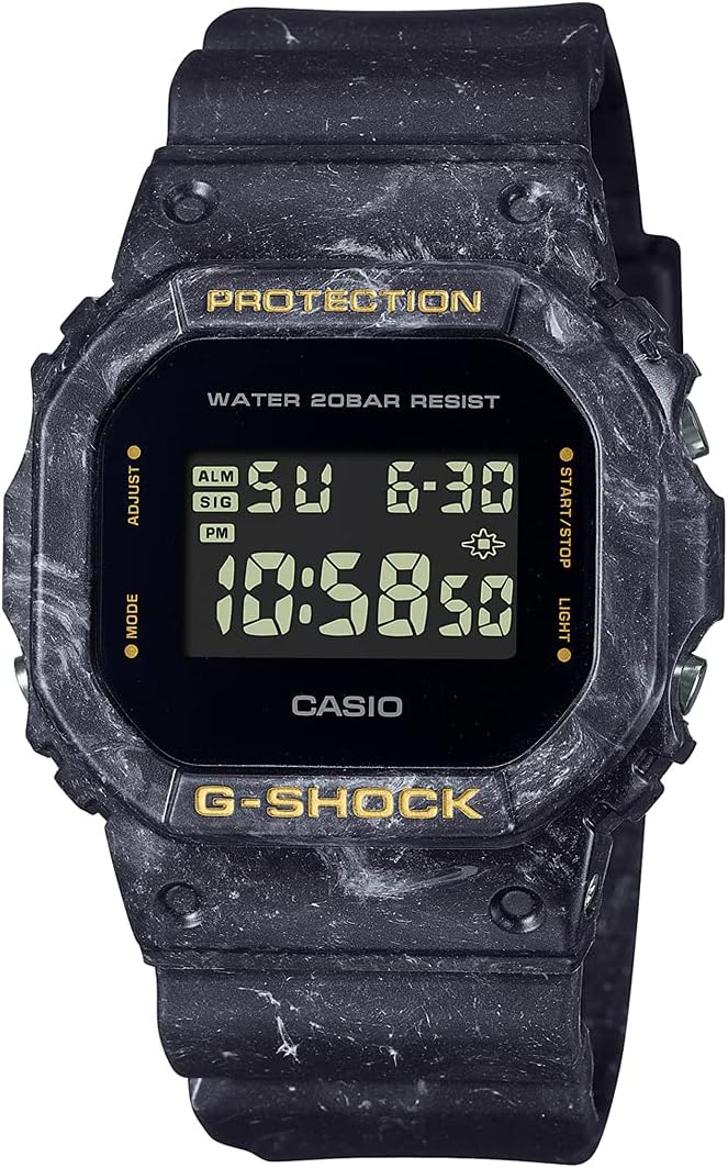 Casio Analog-Digital Sports watch rubber strap for Men, Blue- GA-900A-1A9DR