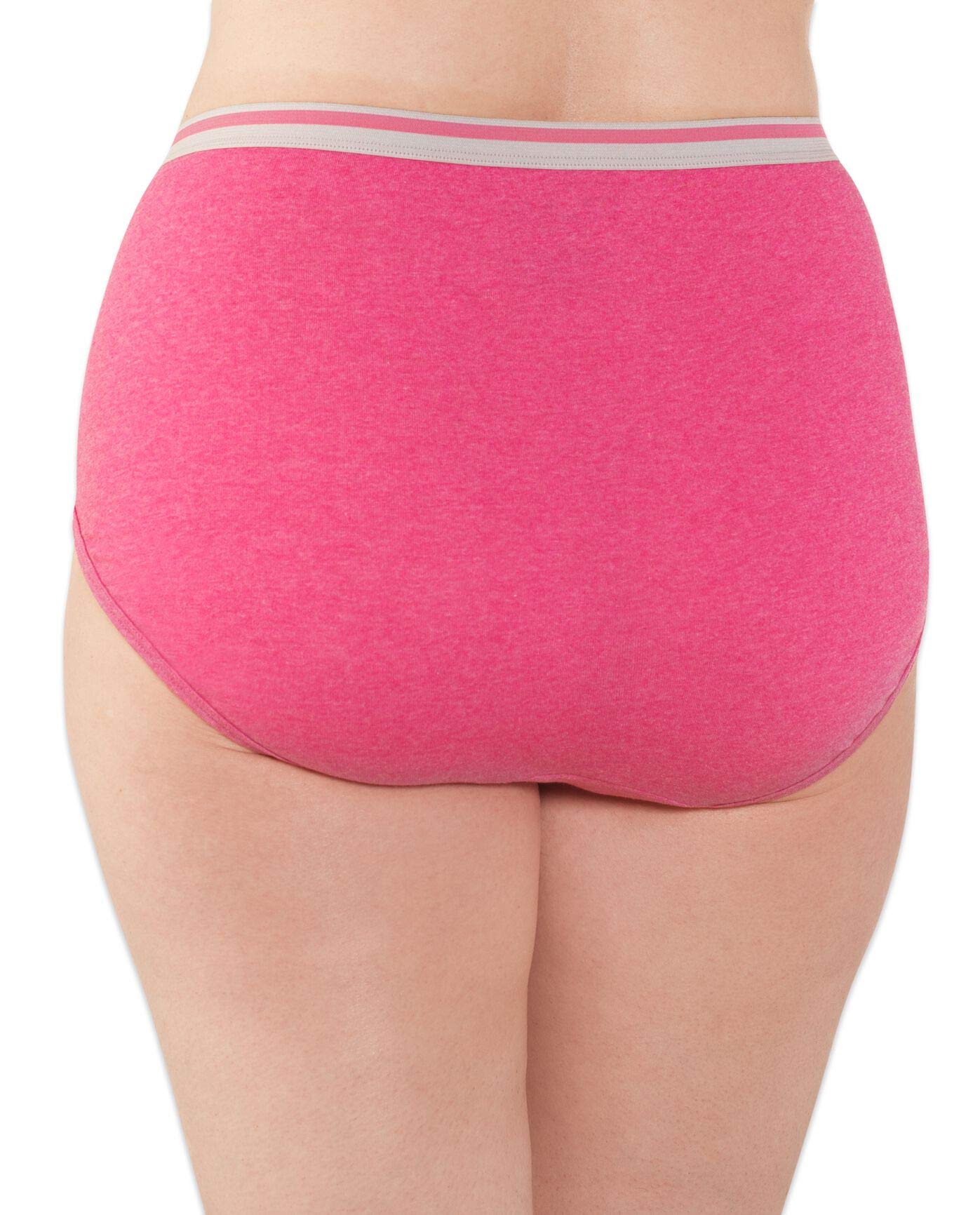 Fruit of the Loom Women's Tag Free Cotton Hi Cut Panties (Regular & Plus Size)