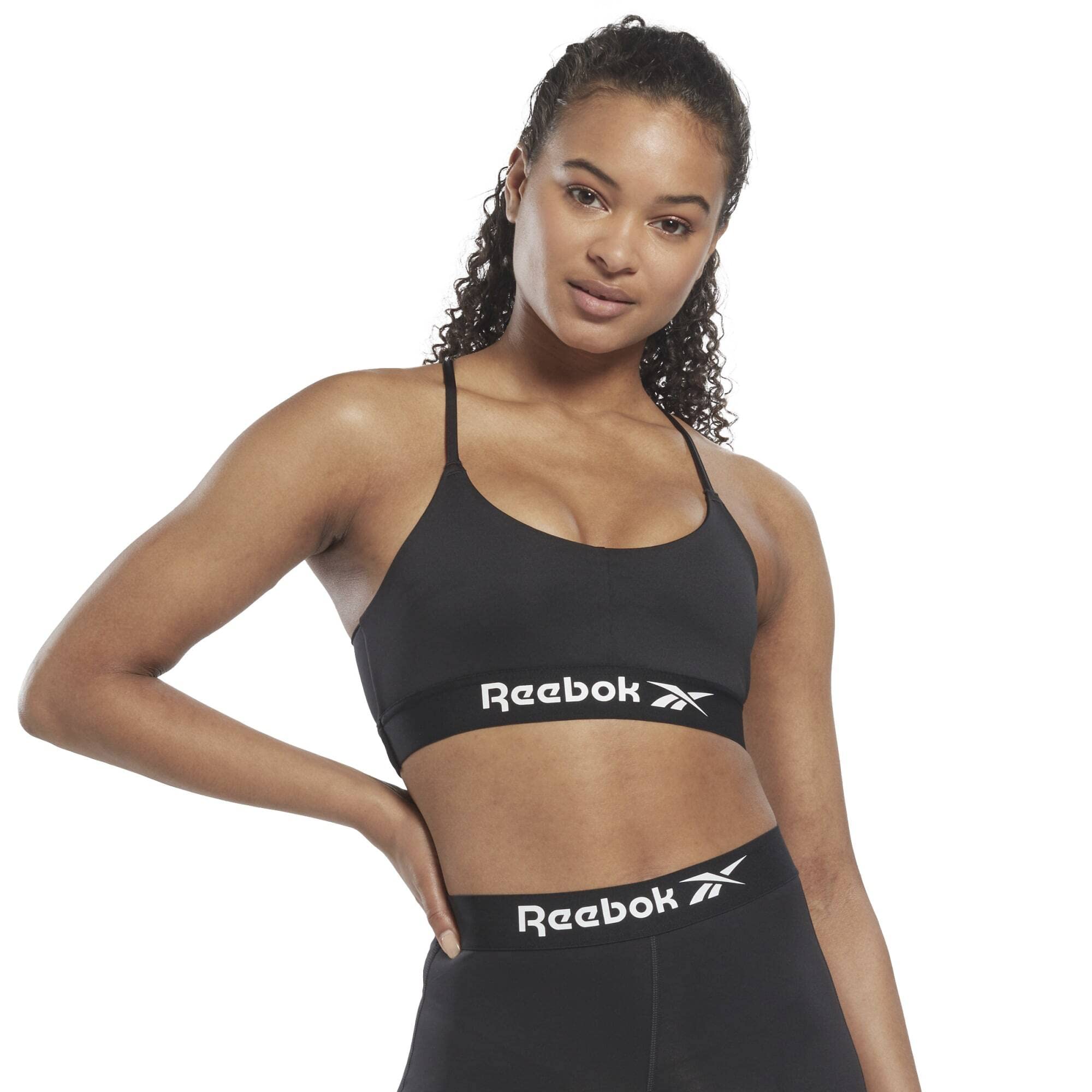 Reebok Women's Workout Ready Sports Bra.Black.