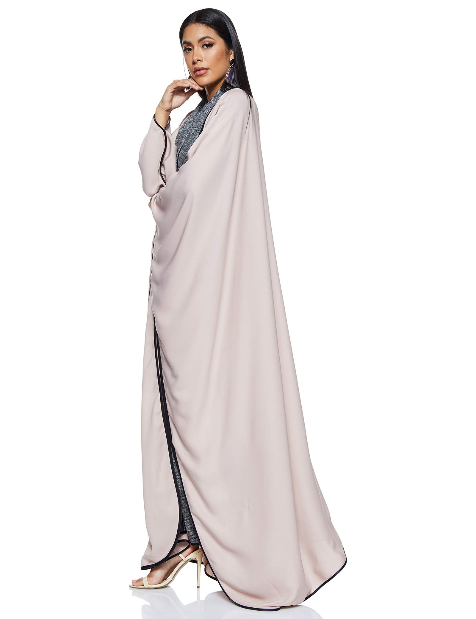 Nukhbaa Women's Abaya, Beige