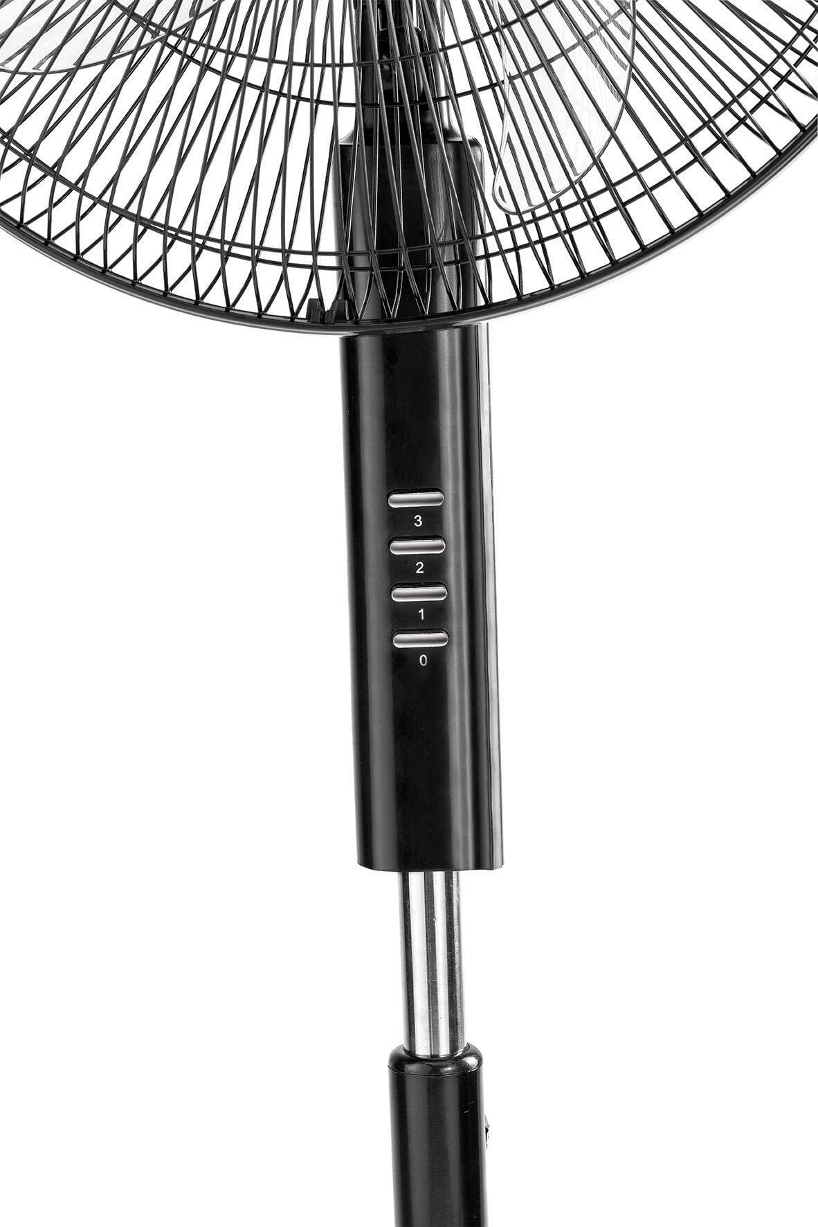 Black & Decker 60W Stand Fan 16 Inch Diameter, 90° Wide Swing 3 Speeds Plus Modes And 5AS Blade, For The Perfect Temperature FS1620-B5