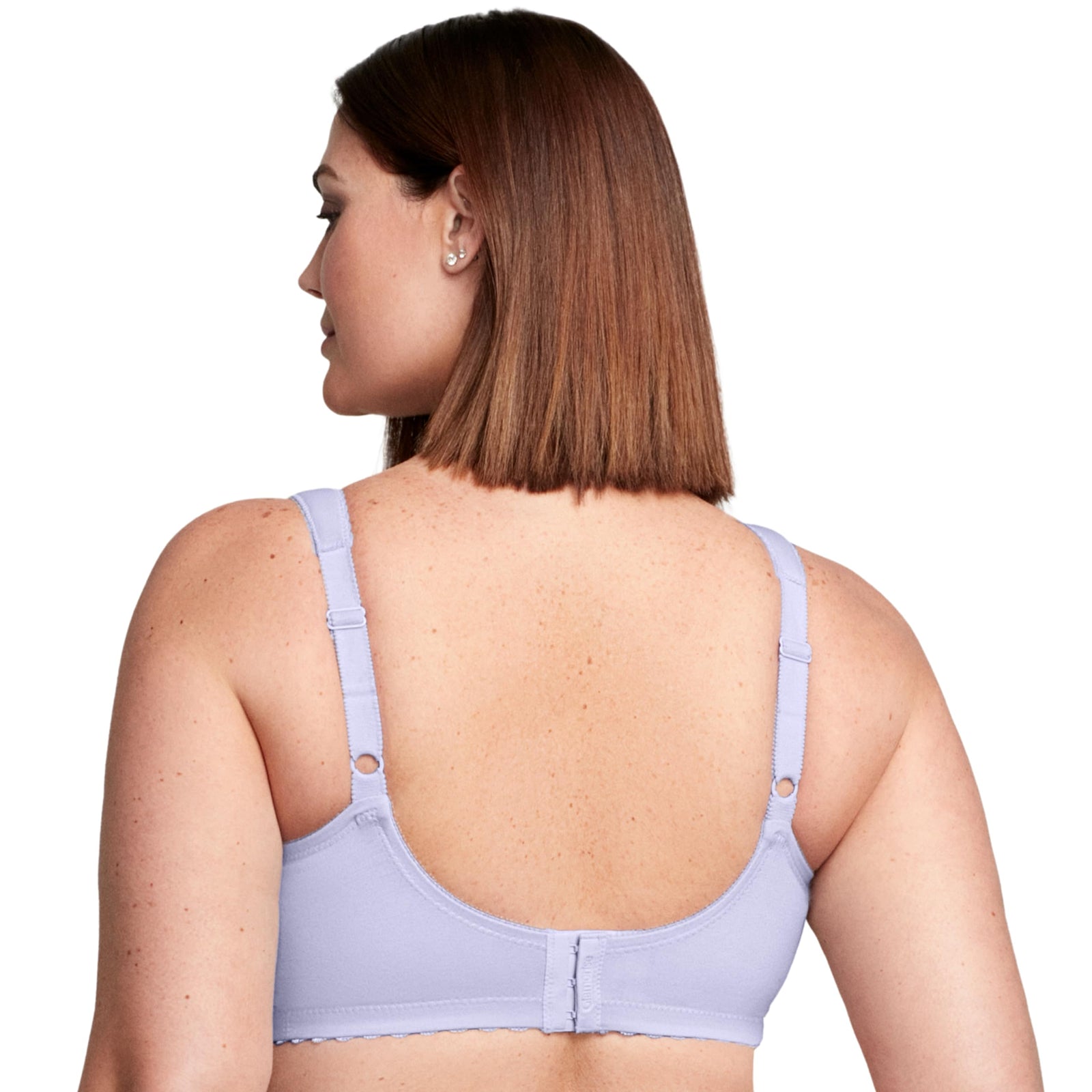 Glamorise Women's Full Figure MagicLift Cotton Wirefree Support Bra #1001 Size: 125G Color: Lilac