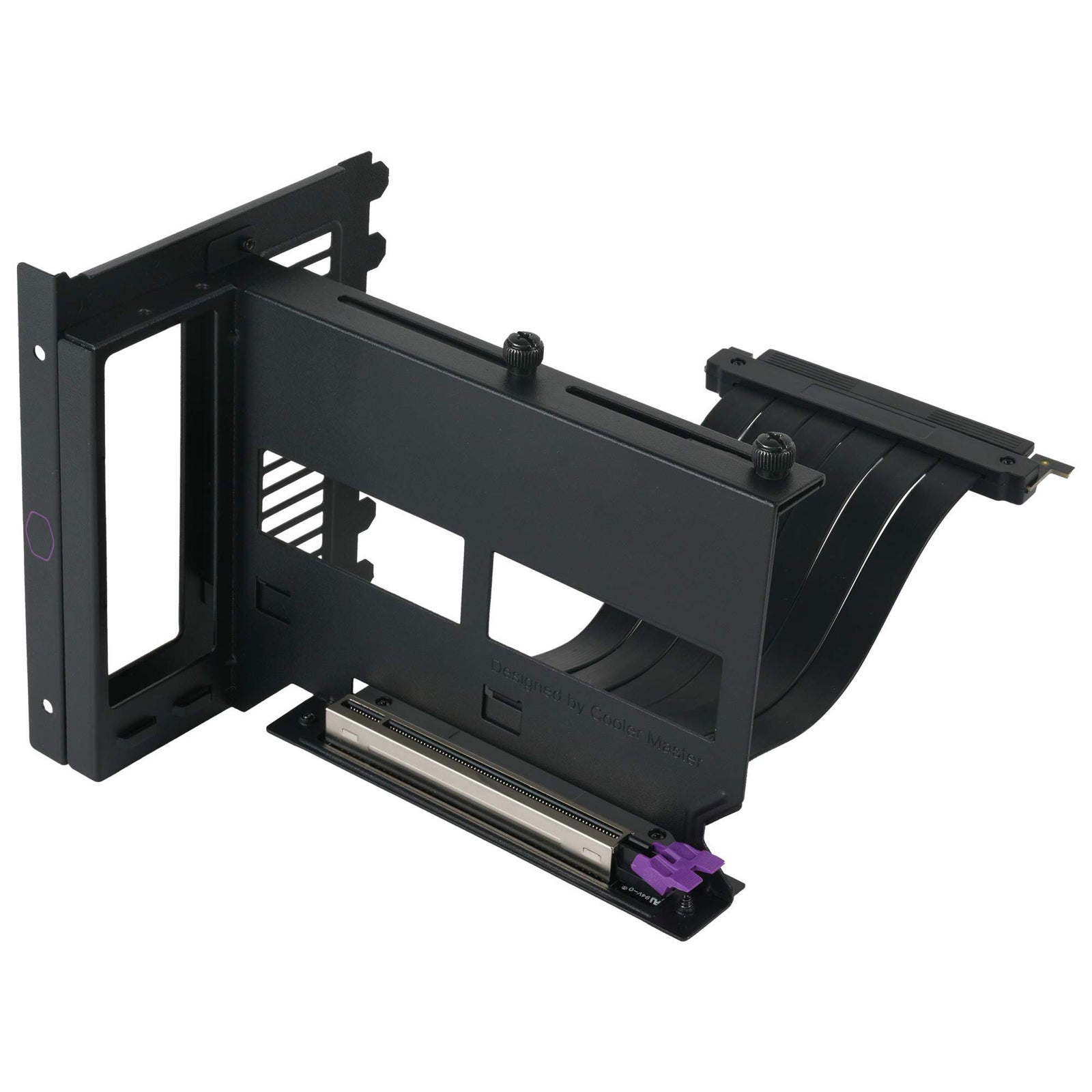 Cooler Master MasterAccessory Vertical GPU Card Holder Kit V2, Premium Riser Cable PCI-E 3.0 x16-165mm, Adjustable Length for E-ATX|ATX Cases (MCA-U000R-KFVK01)