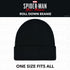 Concept One unisex-adult Marvel Spider-man Miles Morales Roll Down Cuff Beanie Hat, Knitted Winter Skull Cap Beanie Hat