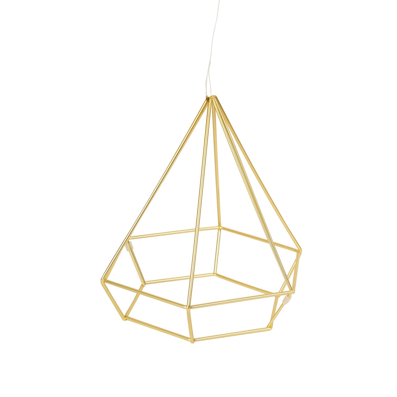 Umbra Prisma Geometric Sculptures, Decorate Your Wall with Modern Metallic Wire Shapes, Table top, Ceiling Décor, Set of 6, Copper for Kitchen