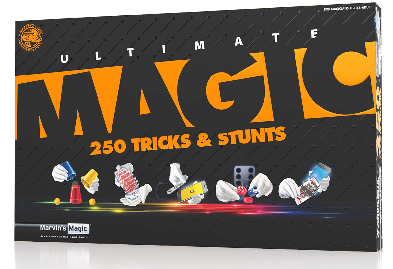 Marvin's Magic - Kids Magic Set - 250 Ultimate Magic Tricks & Illusions | Magic Tricks for Kids | Includes Interactive Magic Tricks, Magic Ups and Balls + Much More | Suitable for Age 6+