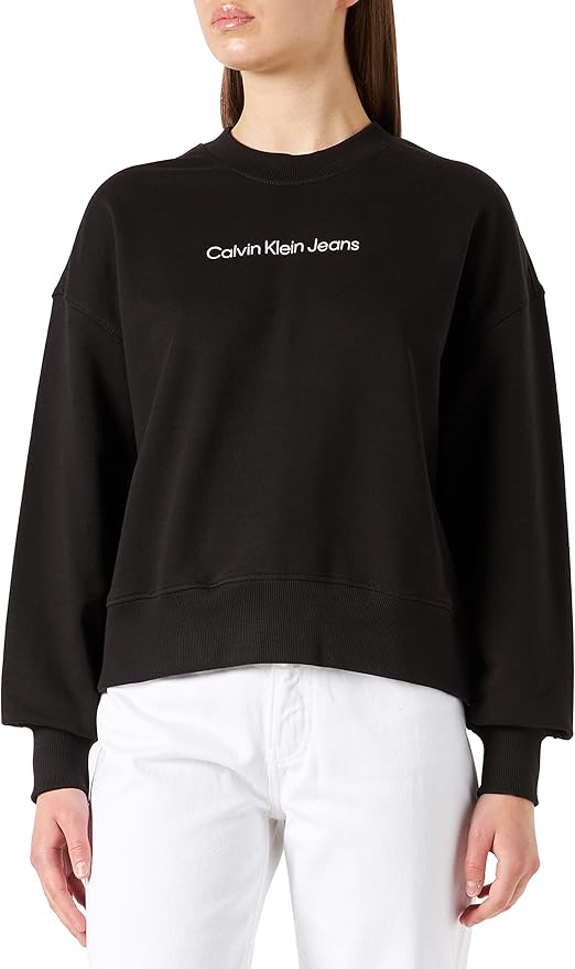 Calvin Klein womens SHRUNKEN INSTITUTION Sweater