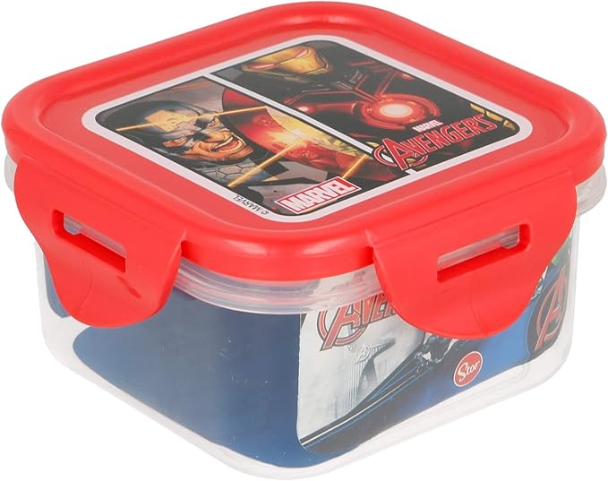 Stor 87766 Square Hermetic Food Container 290 ML Avengers Galery