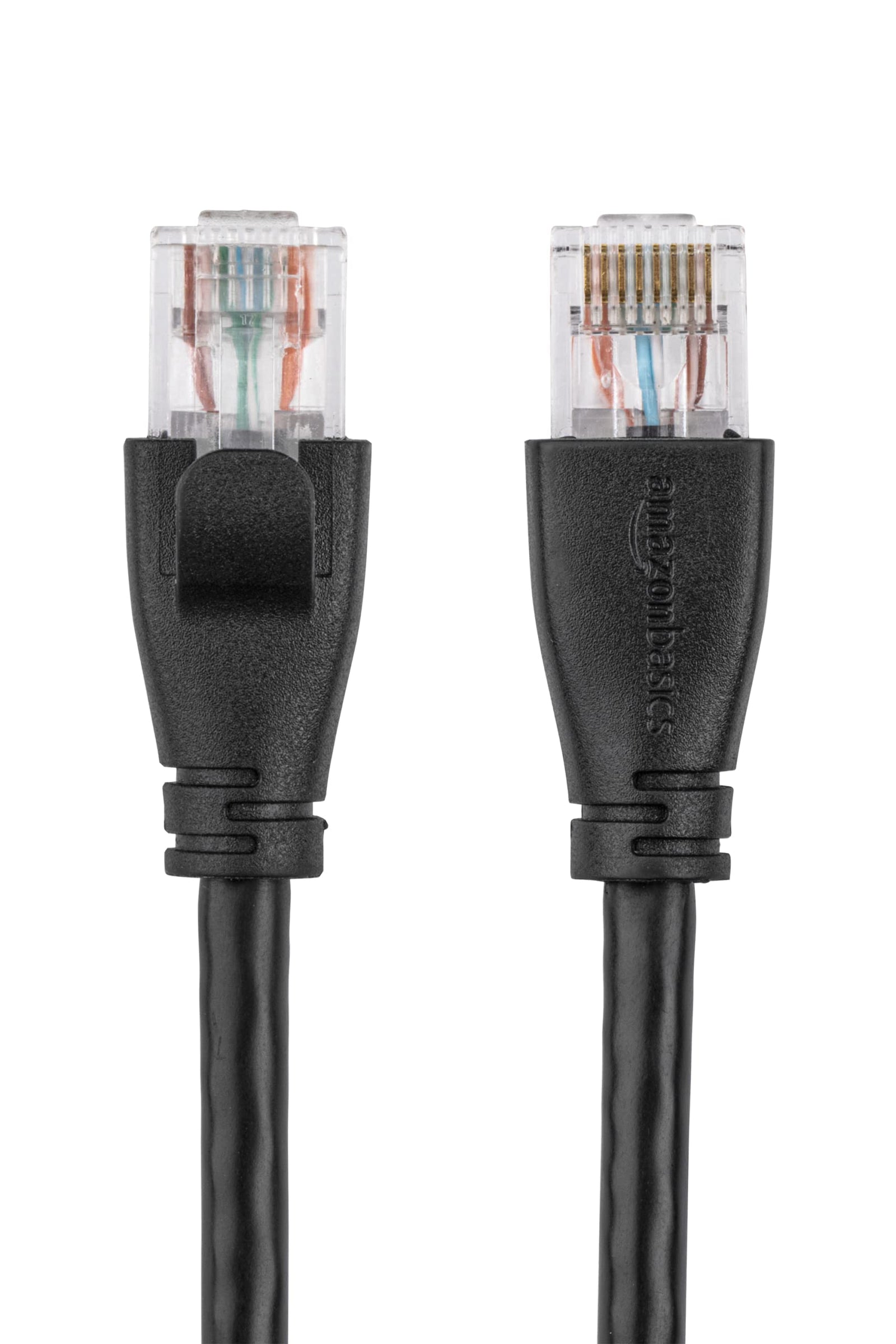 Amazon Basics AmazonBasics RJ45 Cat-6 Ethernet Patch Internet Cable - 14 Feet (4.3 Meters), Black