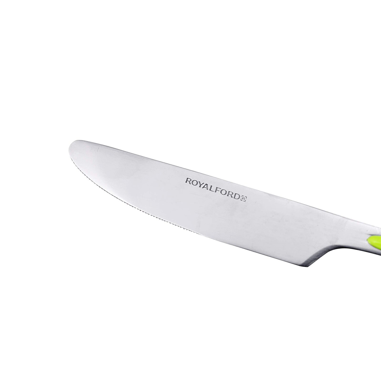 Royalford 2 Pieces Stainless Steel Dinner Knife - Green