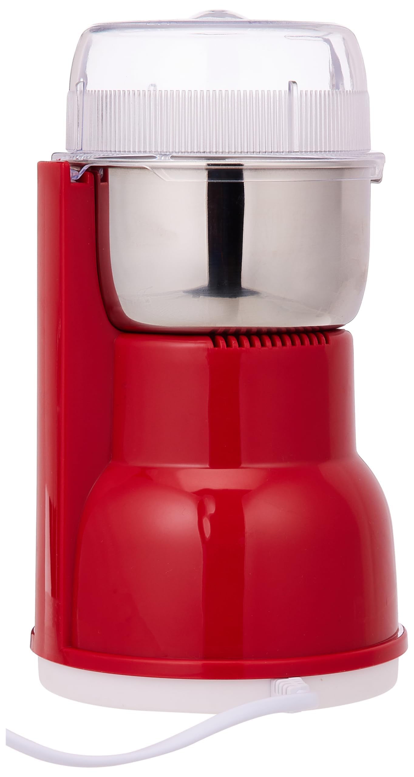 Geepas 150W Electric Coffee Grinder - Stainless Steel Blade |Stainless Steel Cup for Grinding, GCG5440 Overheat Protection | Removable Steel Bowl |2 Year Warranty
