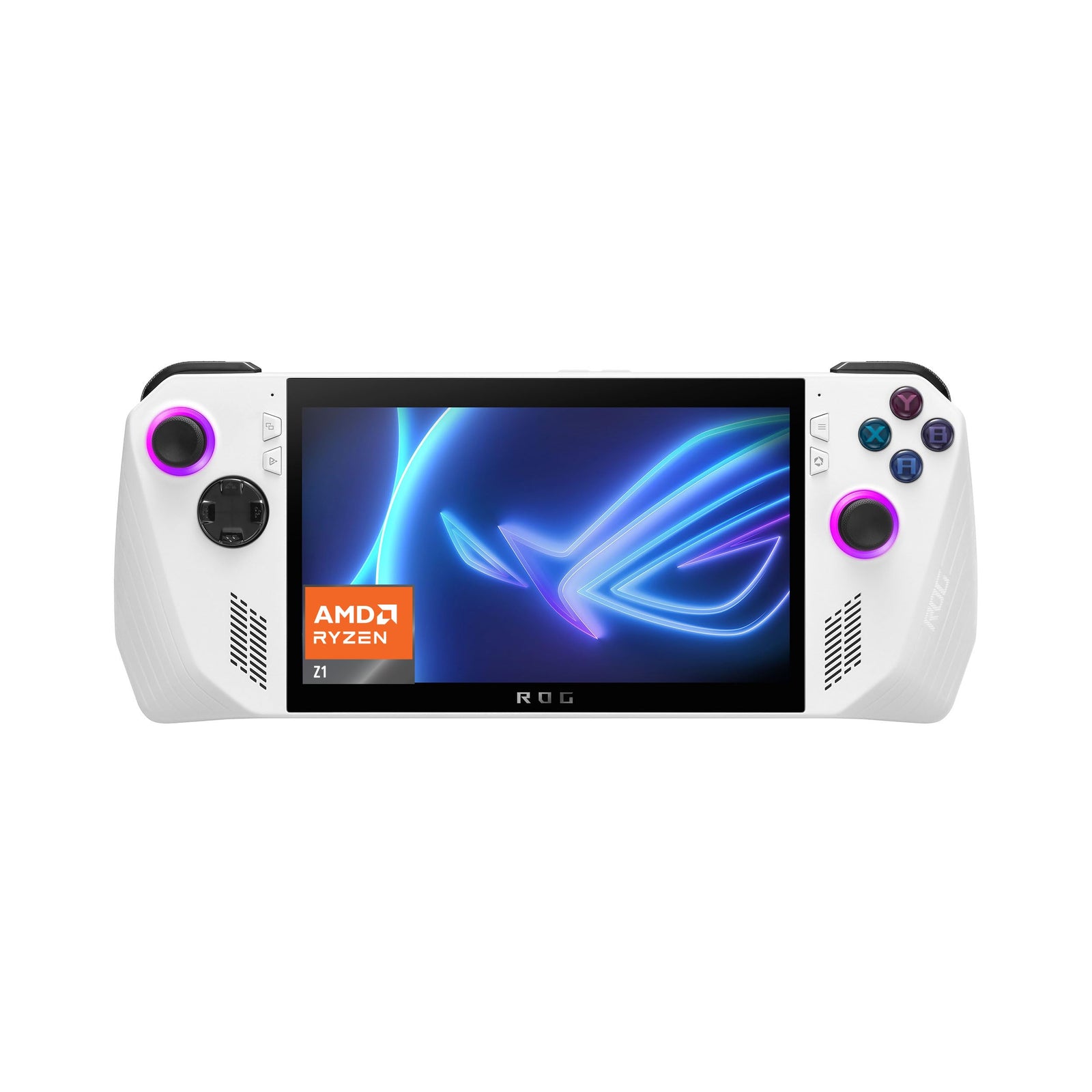 ASUS ROG Ally RC71L-NH019W (White) Gaming Handheld, AMD Ryzen Z1 Processor 16GB 512GB SSD, AMD Radeon, WINDOWS 11 HOME, 7-inch 120Hz/7ms, Gorilla Glass DXC, Touch Screen, Free 3months Xbox game pass.