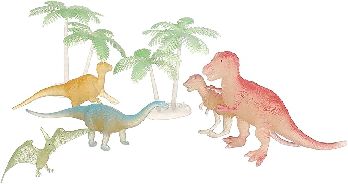 Rustomart dinosaurs toys set multi-color