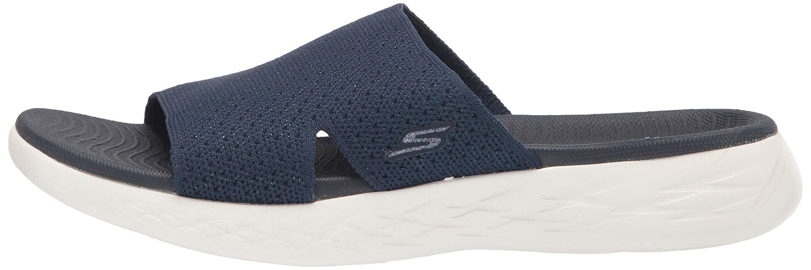 Skechers ON-THE-GO 600 STRETCH KNIT SLIDE womens Slide Sandal