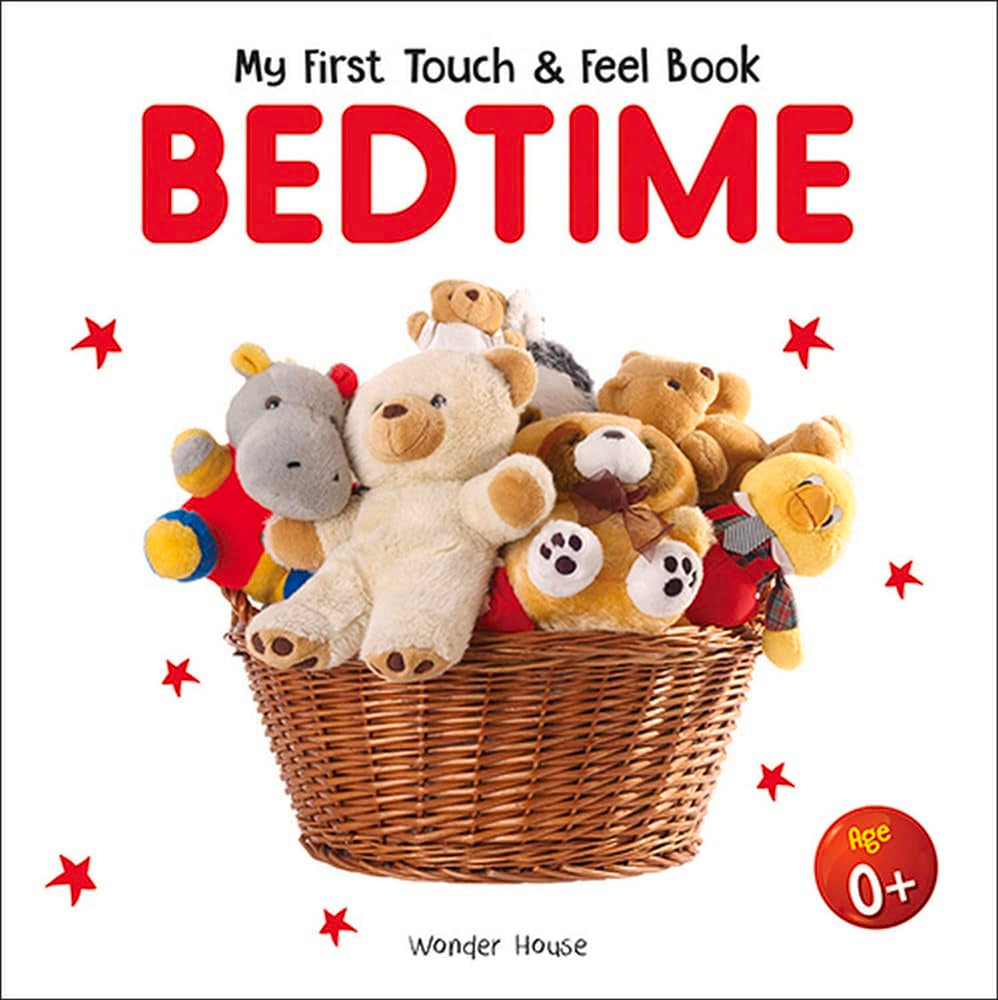 Prakash books My First Of Touch And Feel - Bedtime : Touch And Feel Board For Children