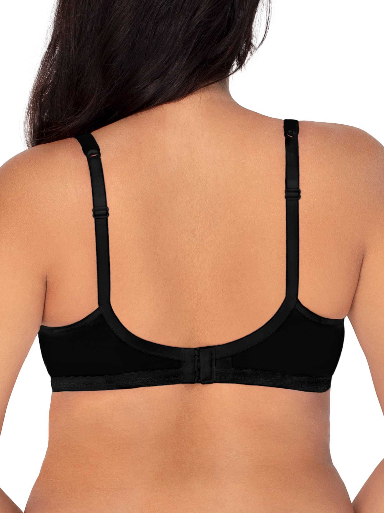 Fruit of the Loom womens Cotton Stretch Extreme Comfort Bra Full Coverage Bra (pack of 3)