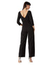 Miss Olive Women's Regular Fit Shirt Style Solid Jumpsuit.Black.M