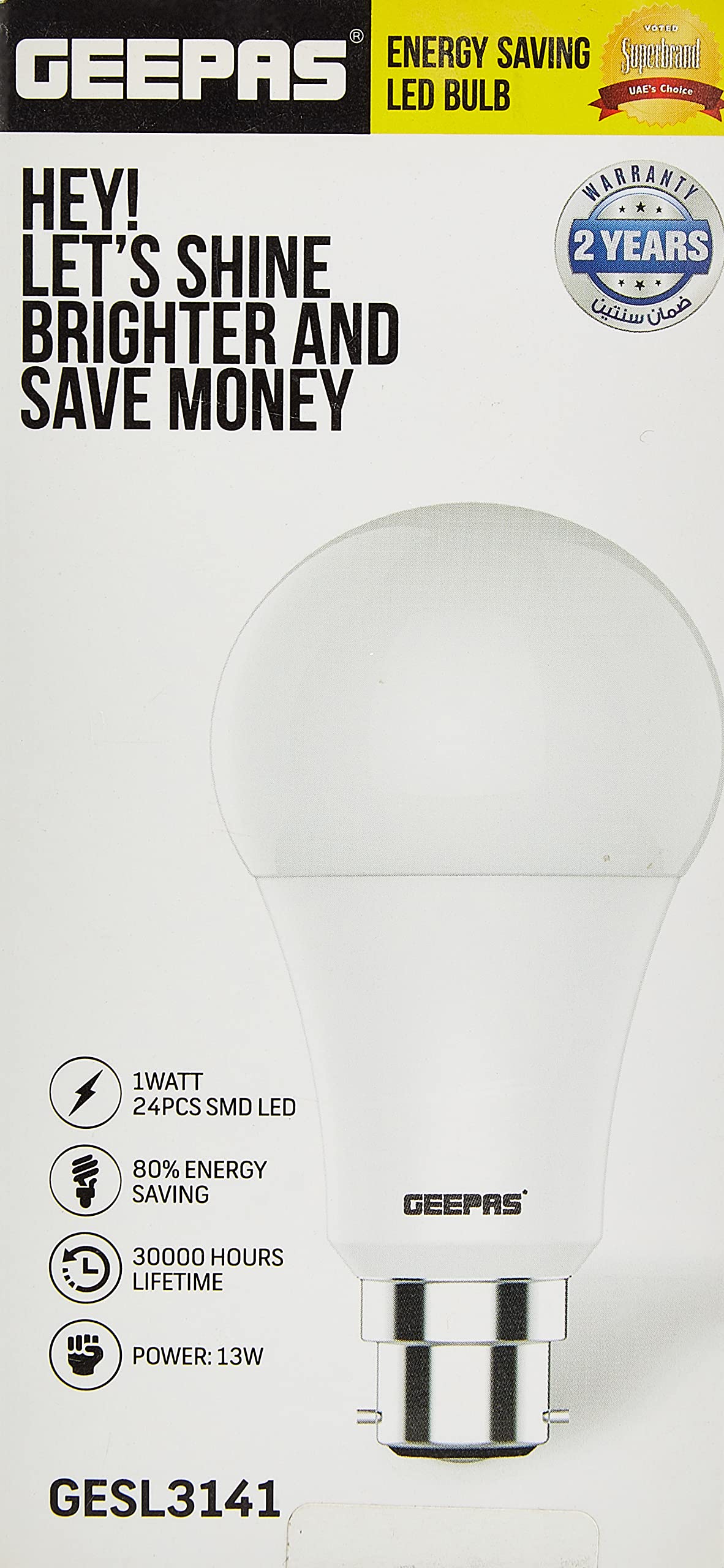 Energy Saving Led Bulb/24Led/13W1X50