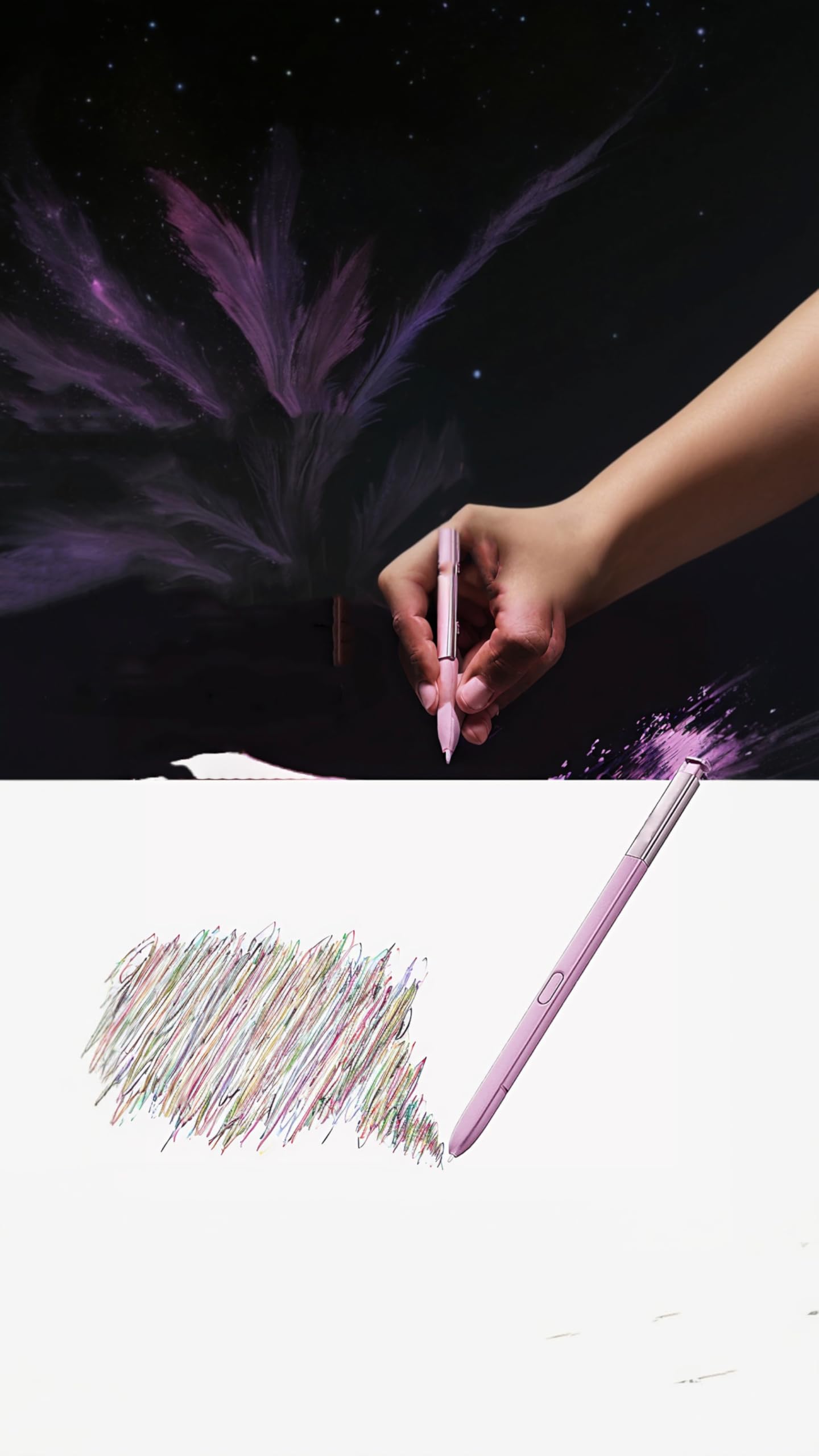Compatible for Samsung NOTE9 Stylus Pen | S-Pen Compatible | Electromagnetic & Capacitive Touch for Precise Control
