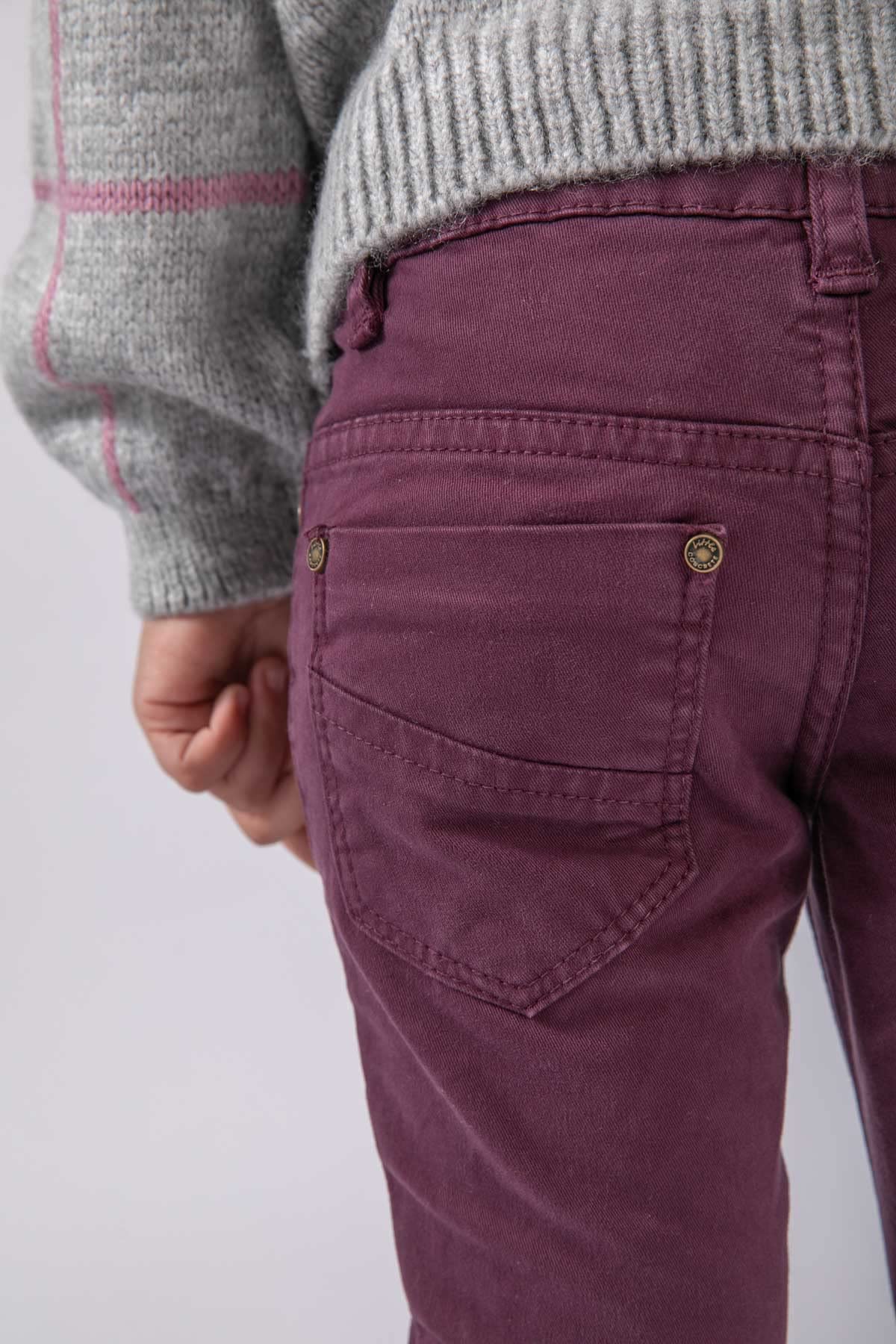 CONCRETE Girls C522PT3-W23-05L-1046 Pants Size: 10 Years Color: VIOLET