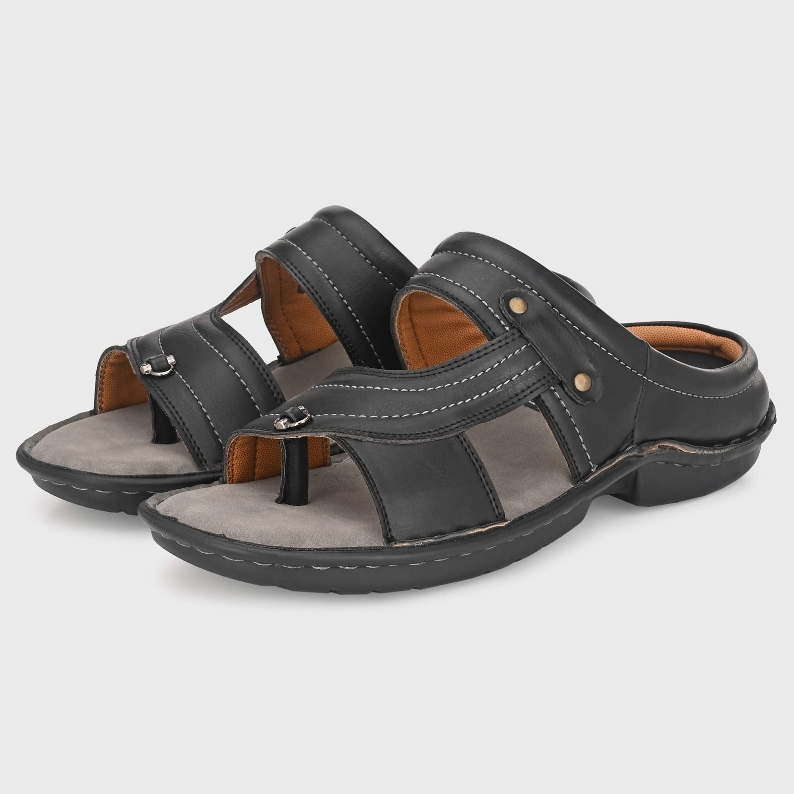 Centrino Black Men's Sandal