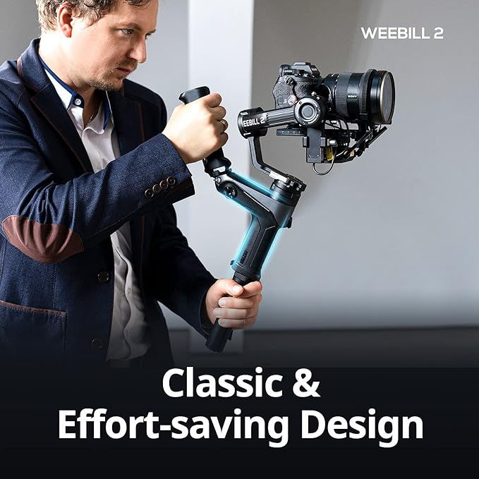 Zhiyun-tech weebill-2 3-axis gimbal stabilizer with rotating touchscreen