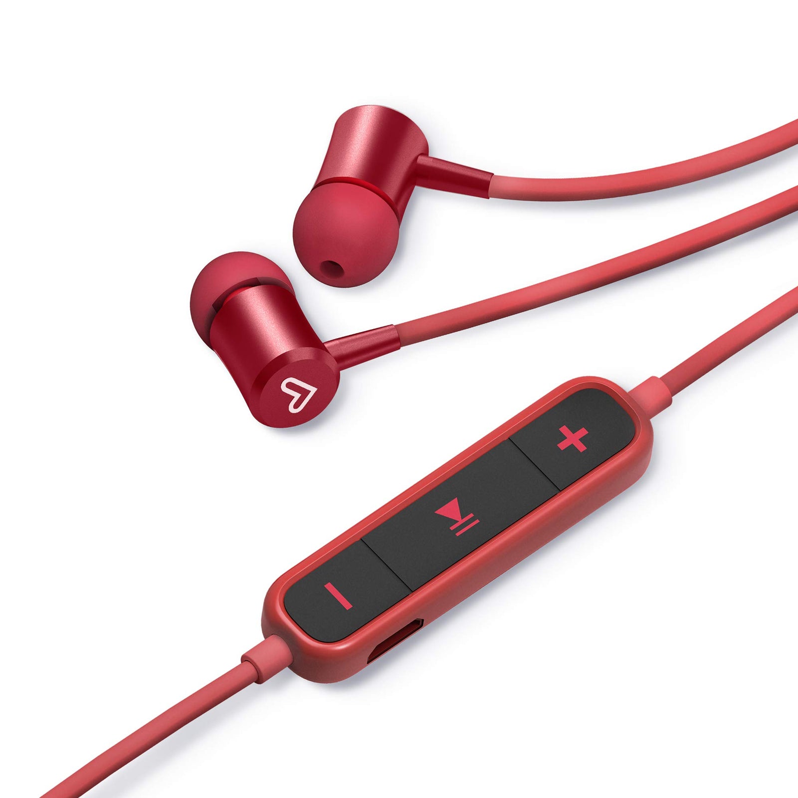 Energy Sistem Earphones BT Urban 2 Cheery Red (Bluetooth Headphones in Ear, Magnetic Closure, Wireless Earphones, 10 Playtime, Built-in Microphone, Control Talk, Extended Battery)