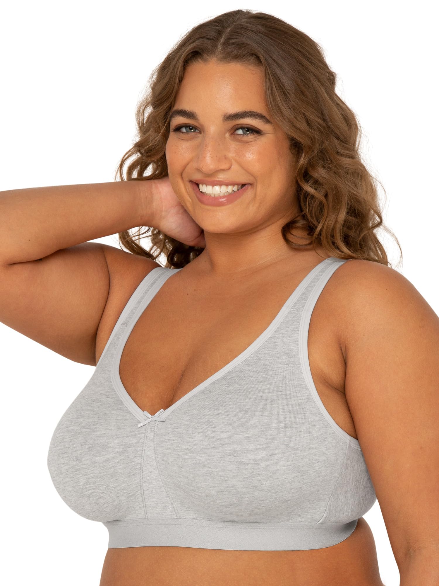 Fruit of the Loom Women's Soft Wireless Cotton Bra