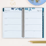 Blue Sky 2022-2023 Academic Year Weekly and Monthly Planner, 12.7 cm x 20.3 cm, Frosted Flexible Cover, Wirebound, Bakah (131969-A23)