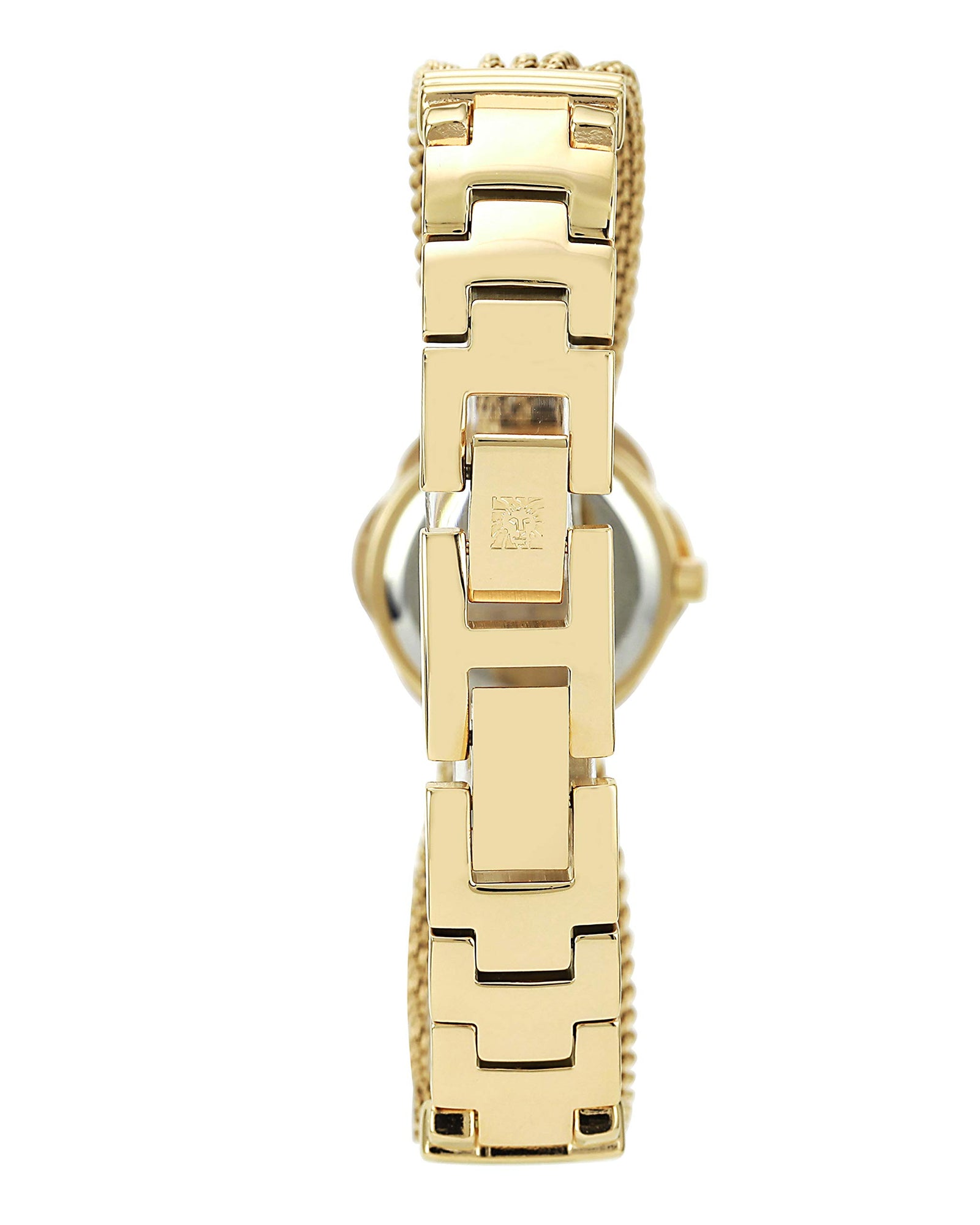 Anne Klein Women's Gold Dial Yellow Gold Plated Band Watch - AK-1046CHCV