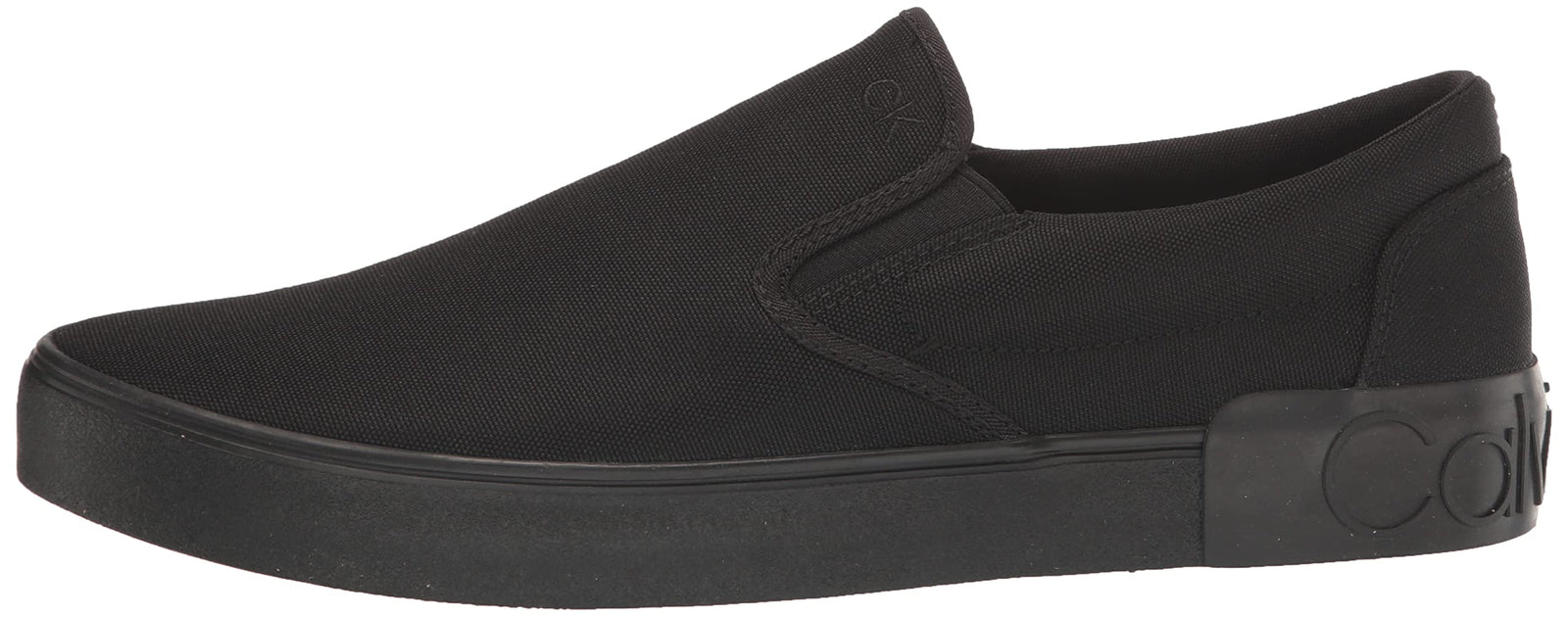 Calvin Klein Men's Ryor Sneaker, Black/Black Canvas 002, 13 / 47 EU