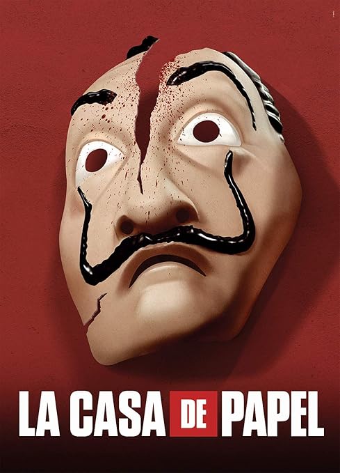 Clementoni - Adult Puzzle Netflix La Casa De Papel Mask 1000Pcs