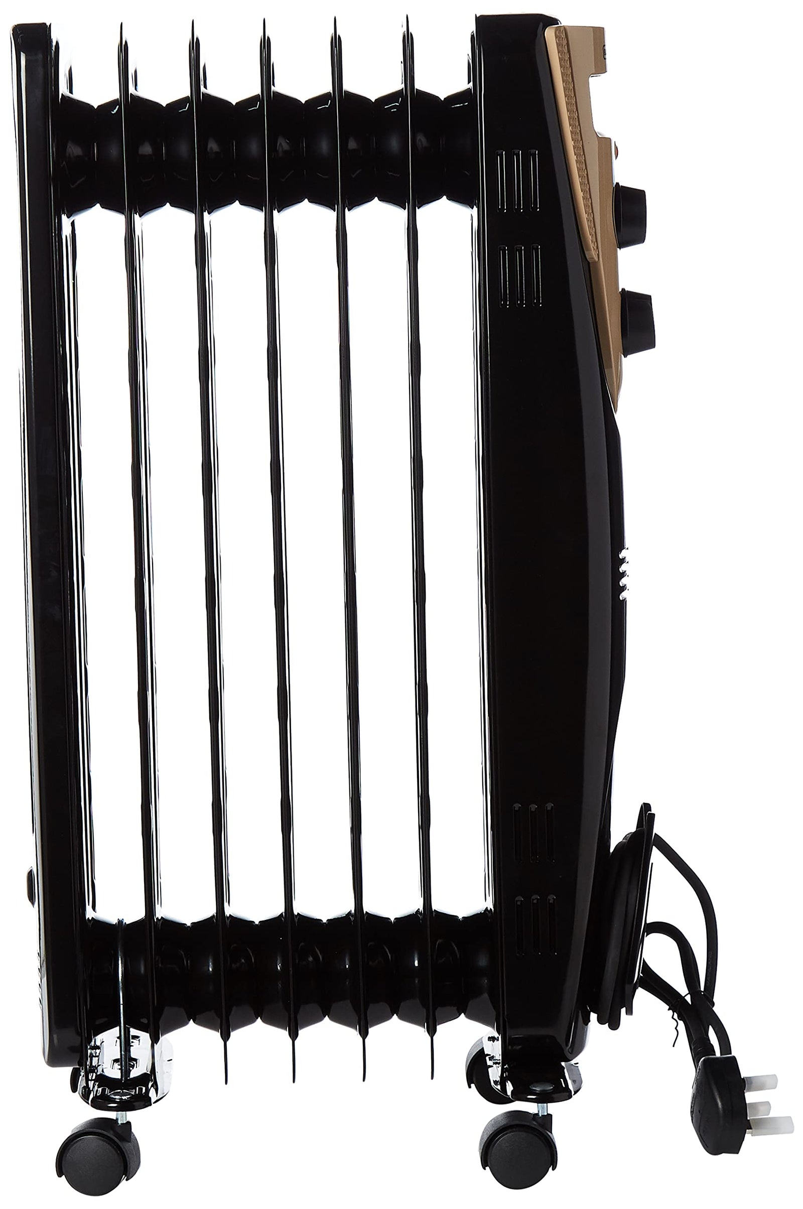 Black & Decker 1500W 7 Fin Oil Radiator Heater Black OR070D-B5 2 Years Warranty