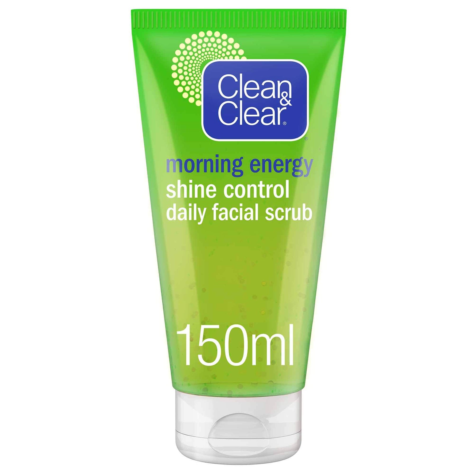 Clean & Clear Daily Face Scrub, Morning Energy, Shine Control, with exfoliating beads that exfoliate and remove dirt, oil and impurities , 150ml